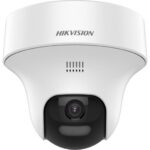 DS-2CE70K0T-PTLXTS - Hikvision 3K Two Way Audio & Siren Fixed Bullet PT Turret